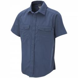 CMS339    Kiwi Short-Sleeved Shirt  - Colour Faded Indigo