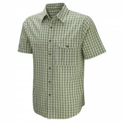 CMS413    Essential Short-Sleeved Shirt  - Colour Larch Green