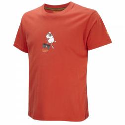 CMT712    Lucho Short-Sleeved T-Shirt  - Colour Red Pepper